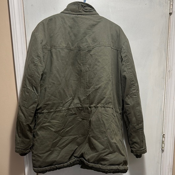 Green Military Field Coat with Quilted Lining men’s xl - Picture 9 of 9